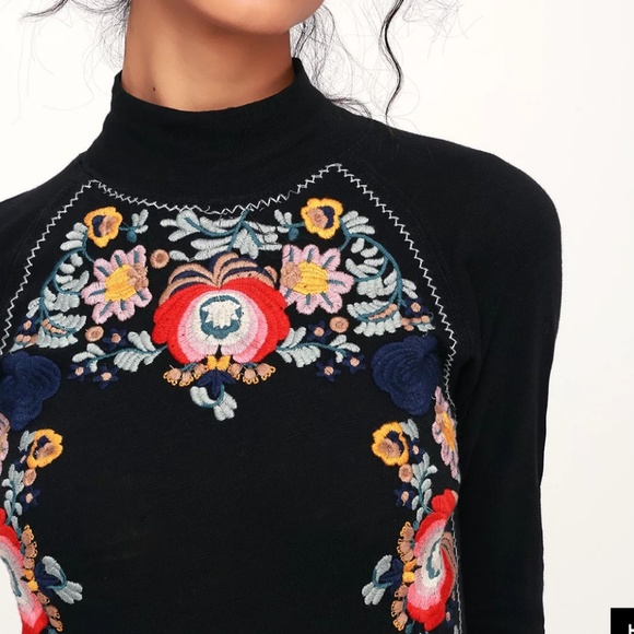 free people disco rose pullover